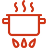 Icon stove pot